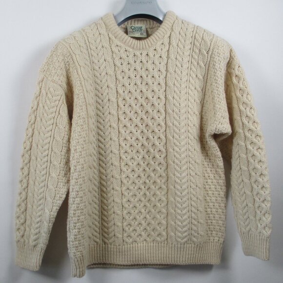 CARRAIG DONN IRISH FISHERMAN'S SWEATER - Picture 2 of 16